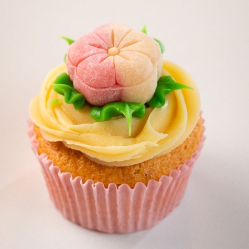 imagem - Cupcake de flor Ninho