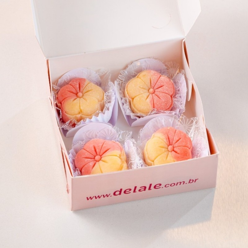 imagem - Caixinha de docinhos de flor